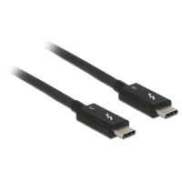 cable thunderbolt 3 delock 84844 05m usb-c machomacho 40gbps 100w oro negro