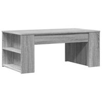 mesa de centromesa auxiliarmesita de centro madera de ingenieria gris sonoma 102x55x42 cm