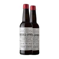 ximenez-spinola vino dulce px manzanilla-sanlucar media botella 37 cl 12 vol pack de 2 unidades