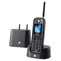 motorola o201 telefono inalambrico largo alcance negro