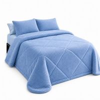 edredon coralina borreguito azul cama 150cm 250x270cm donegal collections