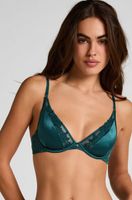hunkemoller sujetador de aros no preformado julia verde