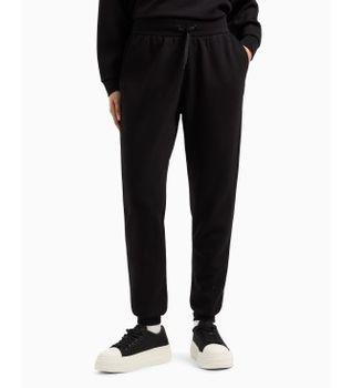 A|X Armani Exchange para mujer. XW000828AF13397UC001 Pantalón jogger negro (S), Casual, Viscosa