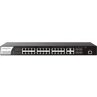 draytek vigorswitch p2280-k managed network switch - 28 port
