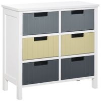 comoda de madera 62x28x58 cm blanco
