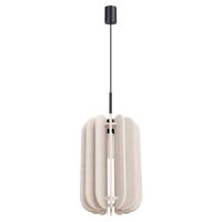 lampara colgante beigenegro fieltroacero alt 165 cm