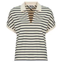 tommy hilfiger polo lyocell open-nk relaxed polo ss para mujer