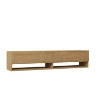 mueble tv con estante arges roble zafiro