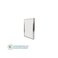 panel llano 36w 3000k-4000k-6500k 38x30x60 cm niquel 3600lm