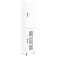 aparador alto madera contrachapada blanco 345x34x180 cm