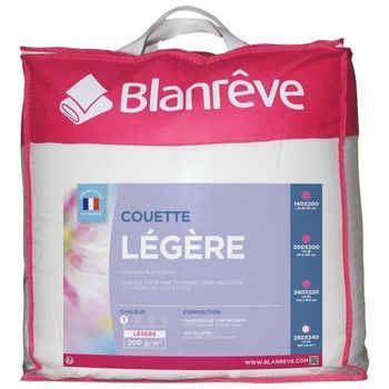 Edredón Ligero De Microfibra - 240 X 260 Cm -  Blanreve Blanco