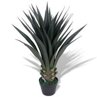 planta de yuca artificial con macetero 85 cm verde vidaxl