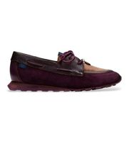 hispanitas para mujer chi264908 zapatillas de piel zinnia burdeos 37 1 a 3cm cordones casual