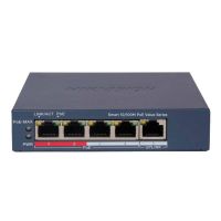switch hikvision ds-3e1105p-eim 5 puertos fast ethernet poe gestion web