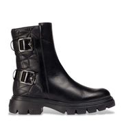 wonders para mujer a-4301 botines bones 01 negro 41 plano cordones casual