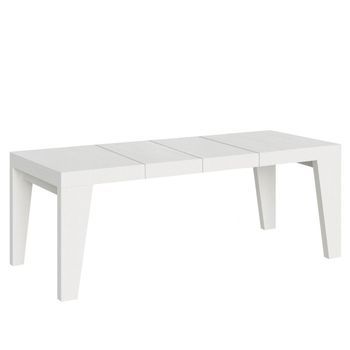 Mesa Extensible 200/460x90 Cm Naxy Premium Fresno Blanco