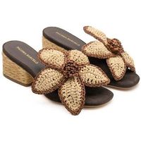 paloma barcelo sandalias dally suede chocolate para mujer