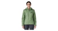 patagonia nano puff hoody verde  mujer