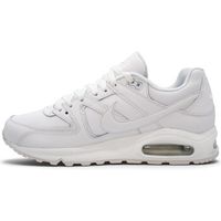 nike deportivas moda air max command leather triple white para hombre