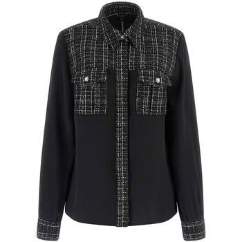 Guess Camisa Sandra Mix Tweed Shirt para mujer