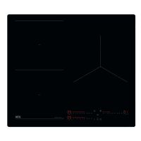 placa de induccion aeg ti63iq10ib integrada 3 zonas 60cm negro con hob2hood y assistedcooking