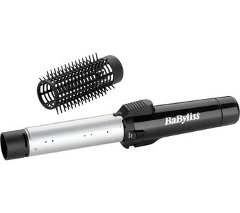BABYLISS BAB2585U Gas Curling Tong & Brush - Black, Black