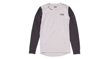 Camiseta de manga larga para ninos troy lee designs ruckus ride gris