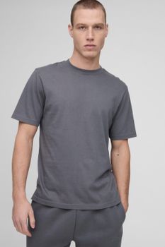 Camiseta Básica Ajustada, Gris