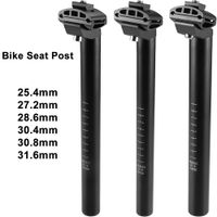 tija de sillin de bicicleta de 300mm 254272286304308316mm tija de sillin de aleacion de aluminio adecuada para bicicleta de montana bicicleta de carretera mtb