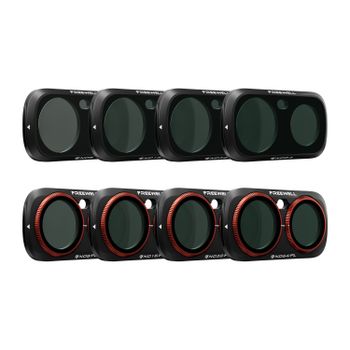 Freewell - Kit de filtros de intercambio rápido, 8/12 unidades, filtros ND/PL, ND, Glow Mist, LPR y CPL, para accesorios de cámara Insta360 Luna Ultra