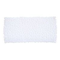 wenko alfombra bantildeo paradise blanco 71x36 cm acrilico