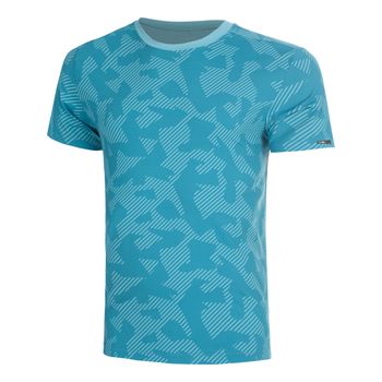 NEO Feel the Vybe AOP Camiseta de running Hombres-turquesa
