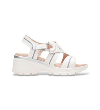 Hispanitas para mujer. HV264570 Sandalias Cedro blanco roto (40), Piel, 3 a 5cm, Velcro, Casual