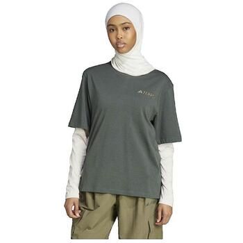 adidas Camiseta T-shirt Terrex Xploric Vert para mujer