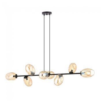 Lámpara colgante bimala ámbar (8 luces)