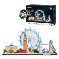 puzzles 3d - london led cityline  puzzles 3d ninos 8 anos  puzzles 3d adultos y puzzles 3d ninos  modelos de construccion  juegos infantiles  186 piezas
