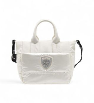 Blauer para mujer. F5QUARTXS01 Bolso Quart XS blanco (OSFA), Casual, Poliéster