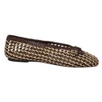 inuovo deportivas moda bailarina trenzada bicolor para mujer