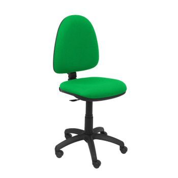 Silla De Oficina Ergonómica Con Mecanismo De Contacto Permanente Y Regulable En Altura - Asiento Y Respaldo Tapizados En Tejido Bali Color Verde