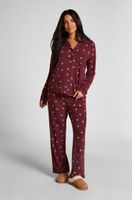 hunkemoller pantalon de jersey essential rojo