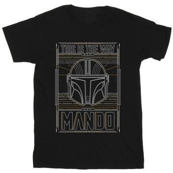 Disney Tops y Camisetas The Mandalorian The Way para niño