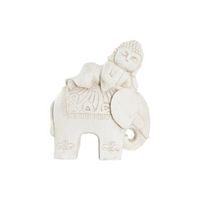 figura magnesia 42x24x46 buda elefante envejecido