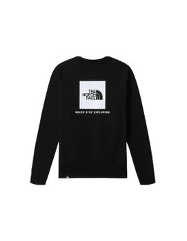 Sudadera de Montaña The North Face Raglan Box Nse Crew Tnf Negro Hombre