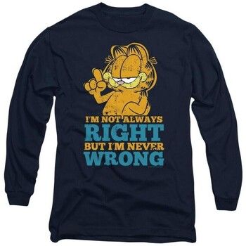 Garfield Tops y Camisetas Never Wrong para mujer