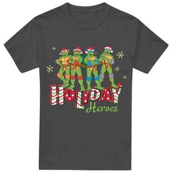Teenage Mutant Ninja Turtles Camiseta Holiday Heroes para hombre
