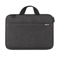 funda asus as1200 sleeve 116 poliester hidrofobica gris cremallera bolsillo frontal