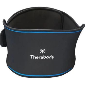 Cinturón Lumbar Eléctrico Therabody Recoverytherm Vibración Caliente Espalda Y Abdomen Negro