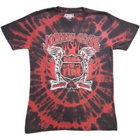 johnny cash tops y camisetas ring of fire para mujer