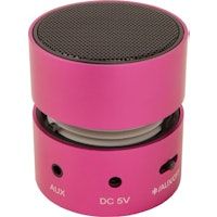 urban factory mini speaker 3 w mono portable speaker rosa