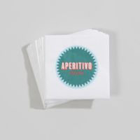 set de 20 servilletas de coctel de papel